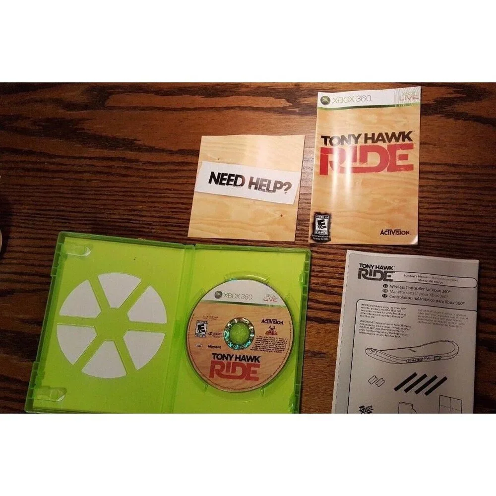 Microsoft X-BOX 360 Live Game Tony Hawk Ride Activision